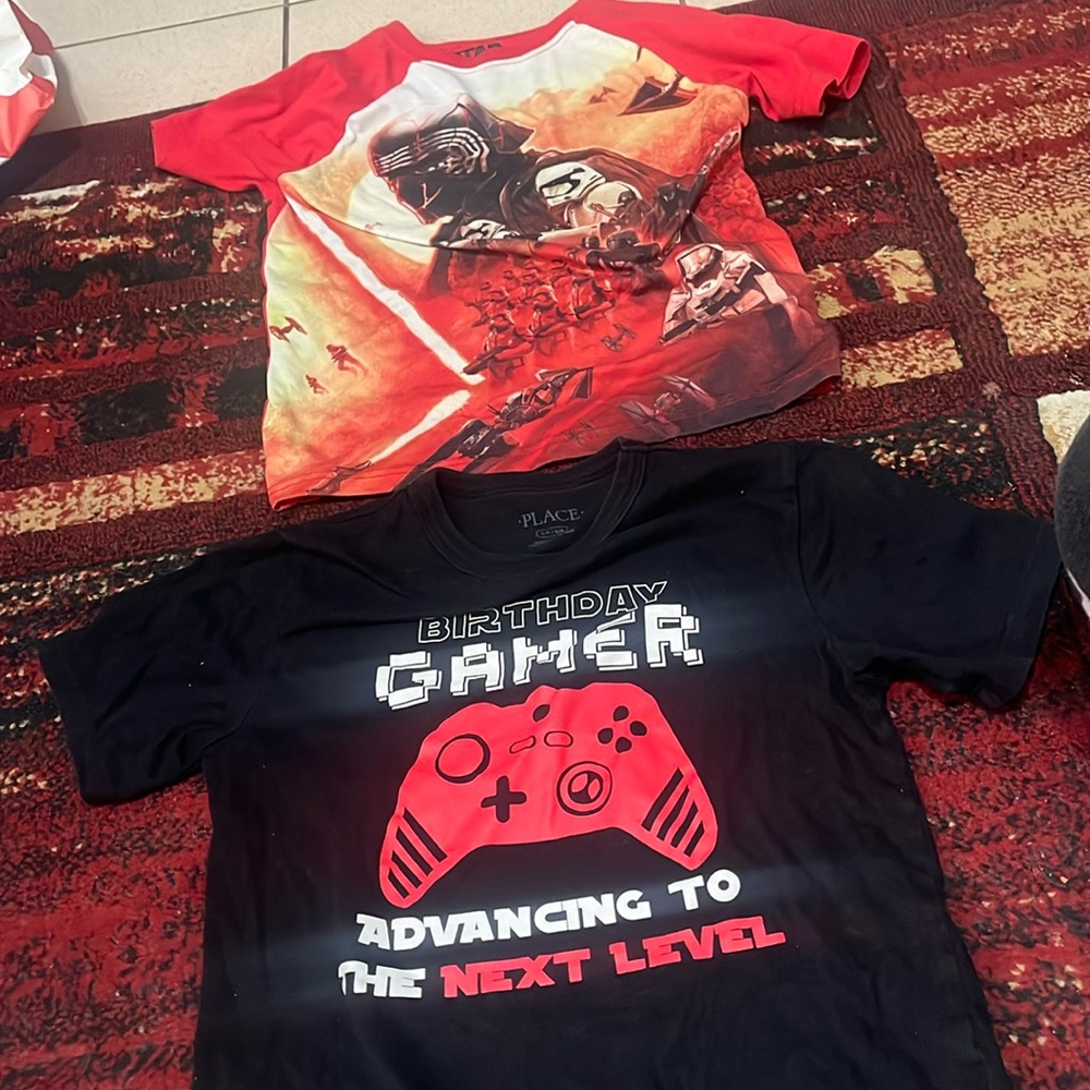 2 shirt package for boys age 5/6